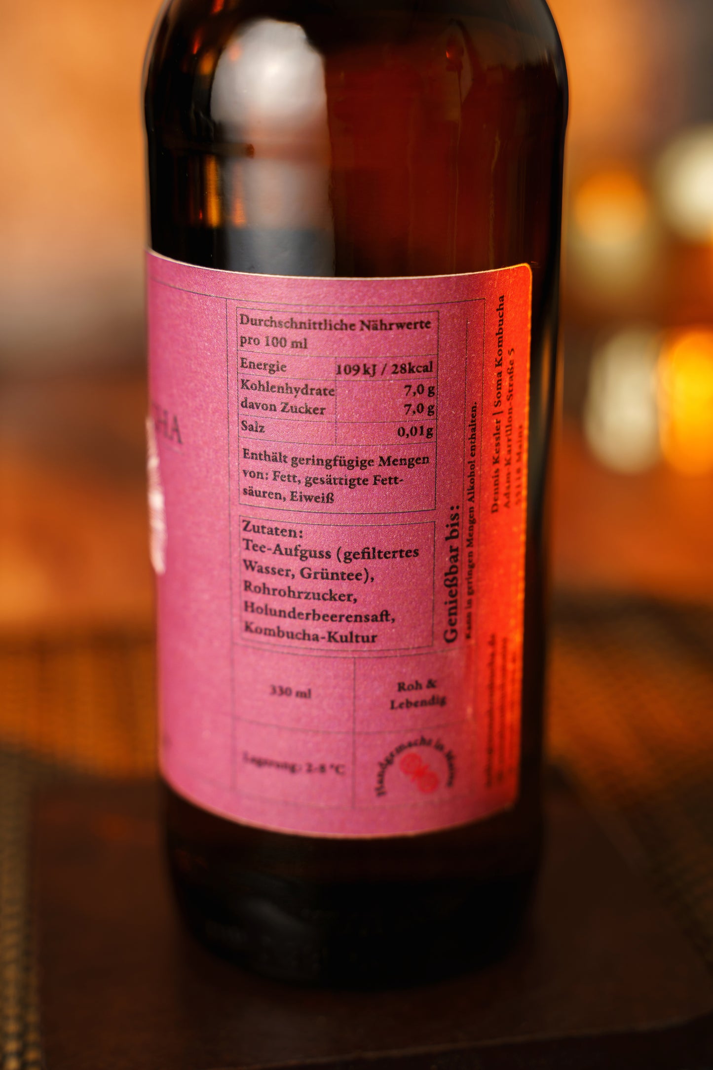 Soma Kombucha - Holunderbeere 6x330ml