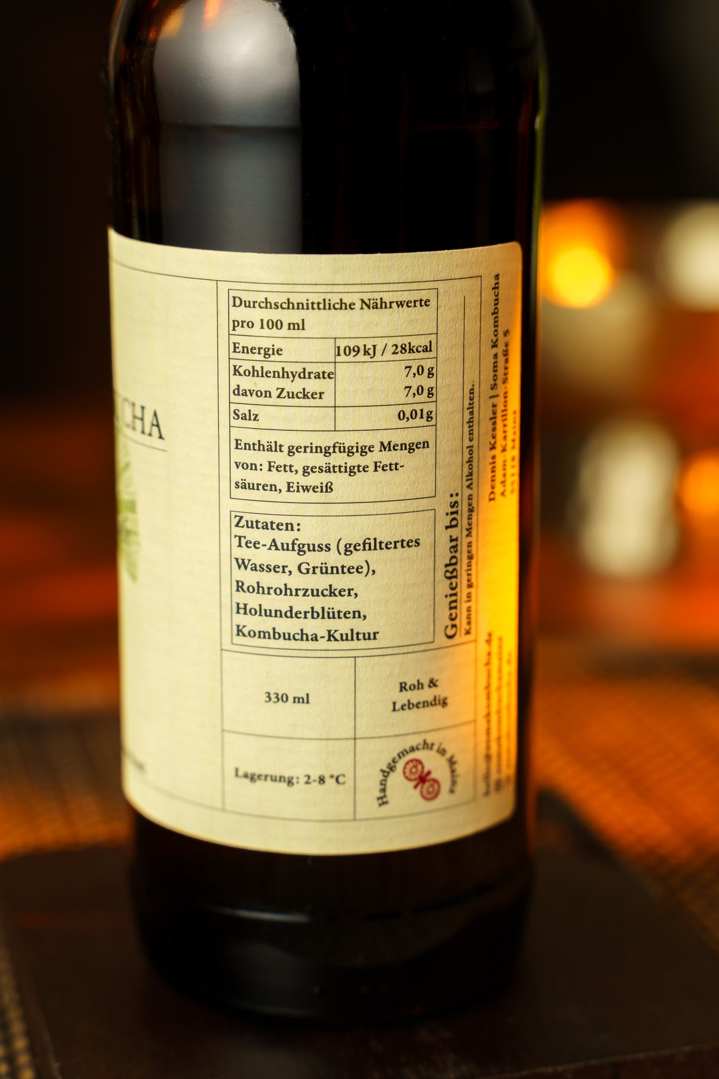 Soma Kombucha - Holunderblüte 6x330ml